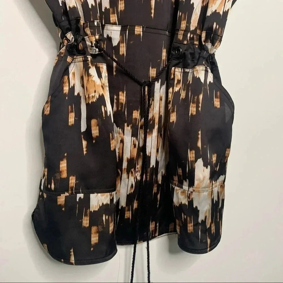 Derek Lam Drawstring Waist Tunic Dress Size Large - Picture 7 of 9